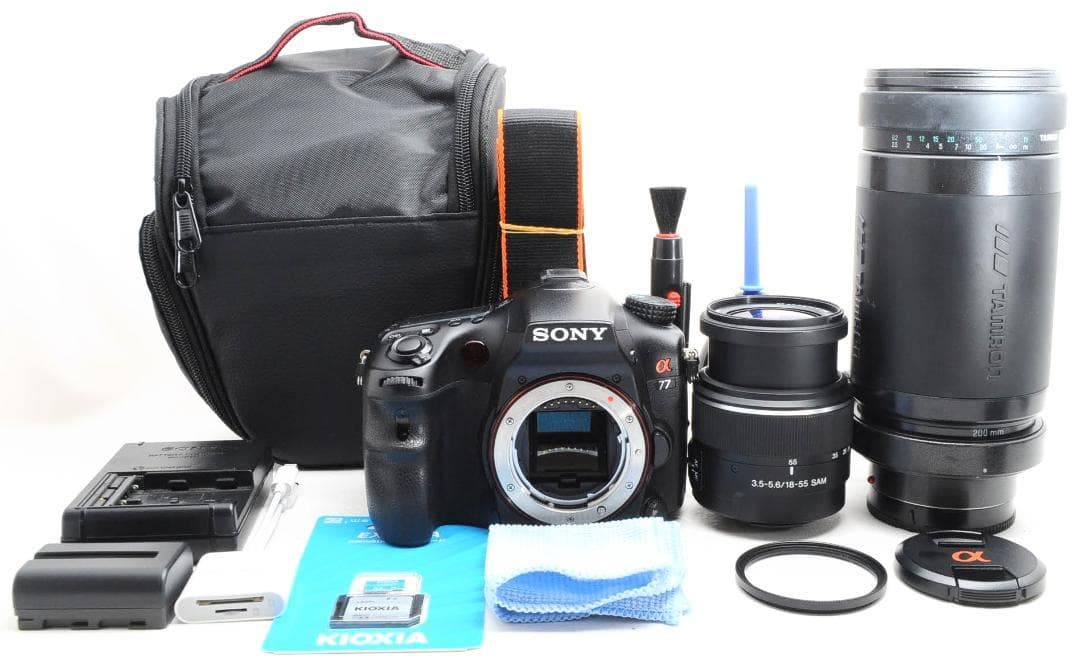 【最大2700円OFF】SONY α77✨一眼レフカメラ✨スマホ転送✨中級機