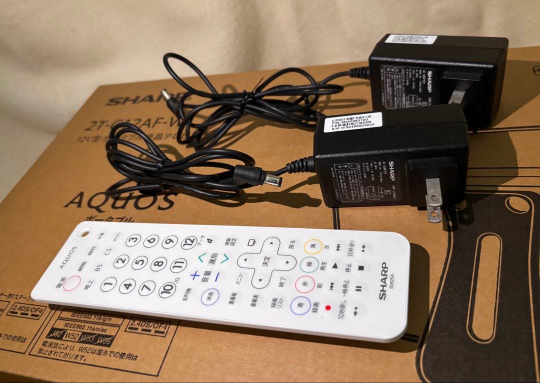 SHARP 2T-C12AF-W ポータブルテレビ