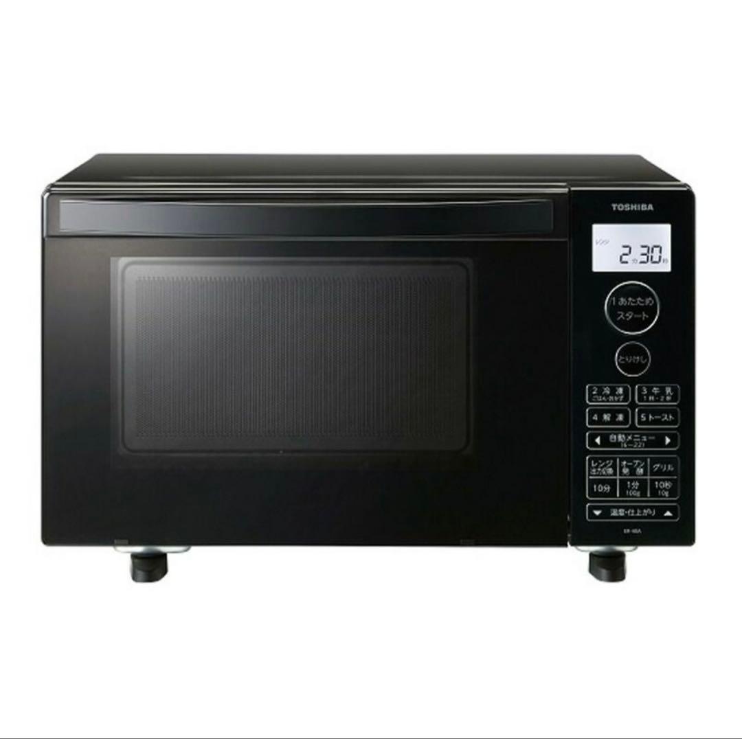新品東芝 TOSHIBAオーブンレンジブラック ER-40A（K） 18L