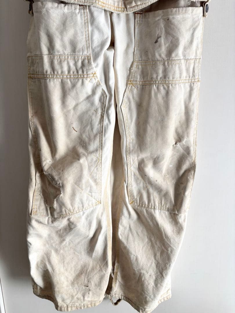 超希少‼️70s BIG MAC 生成り エプロン付きオーバーオール✨