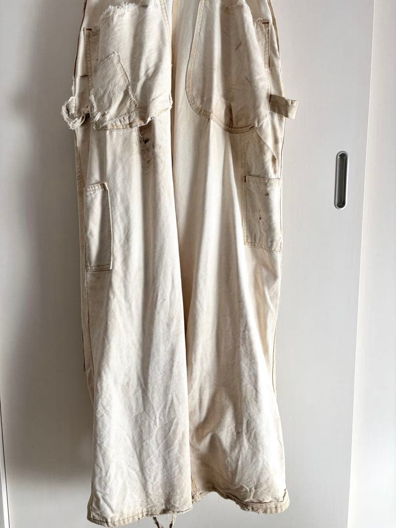 超希少‼️70s BIG MAC 生成り エプロン付きオーバーオール✨