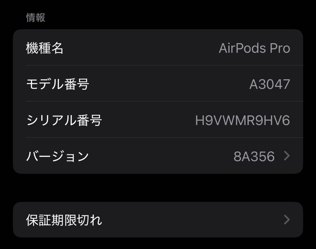 AirPods Pro2本体と充電ケース(USB-C)