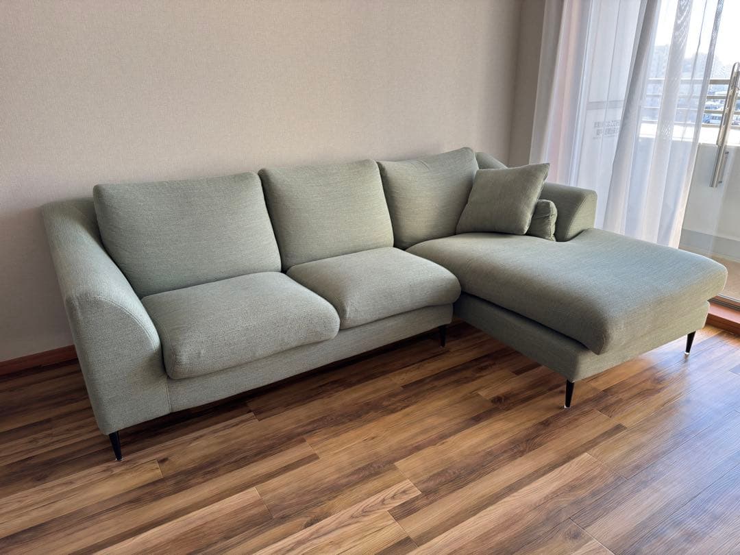 【NITORI】L字ソファ／カウチソファ 美品・引き取り限定