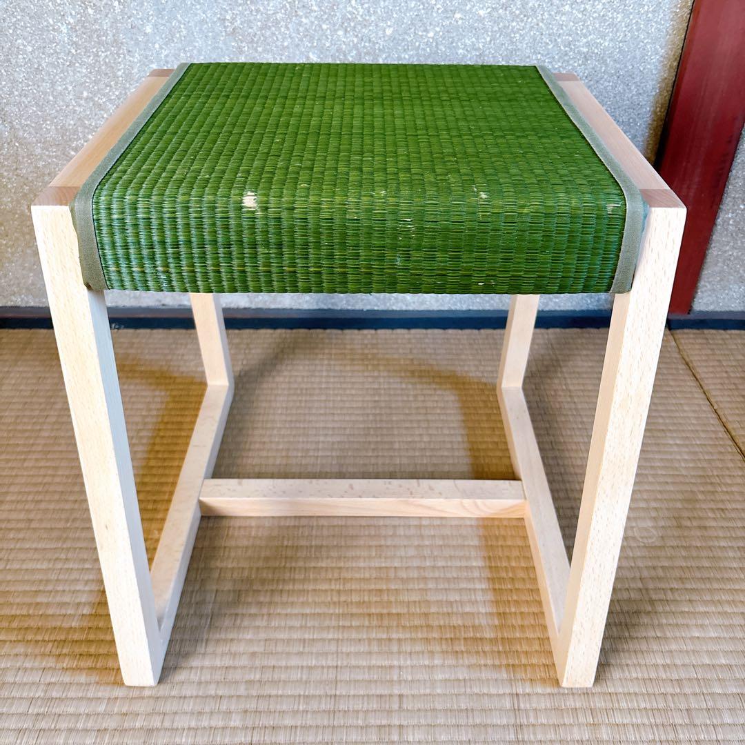 ADAL 双葉スツール／高さ45cm／和モダンインテリア