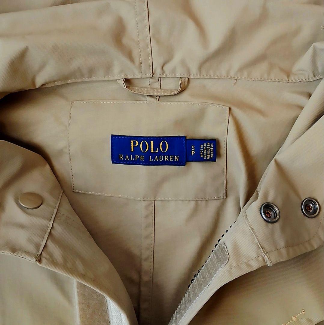 極美品 ポロ ラルフローレン 上品 ナイロン ロングコート マウンテンパーカー