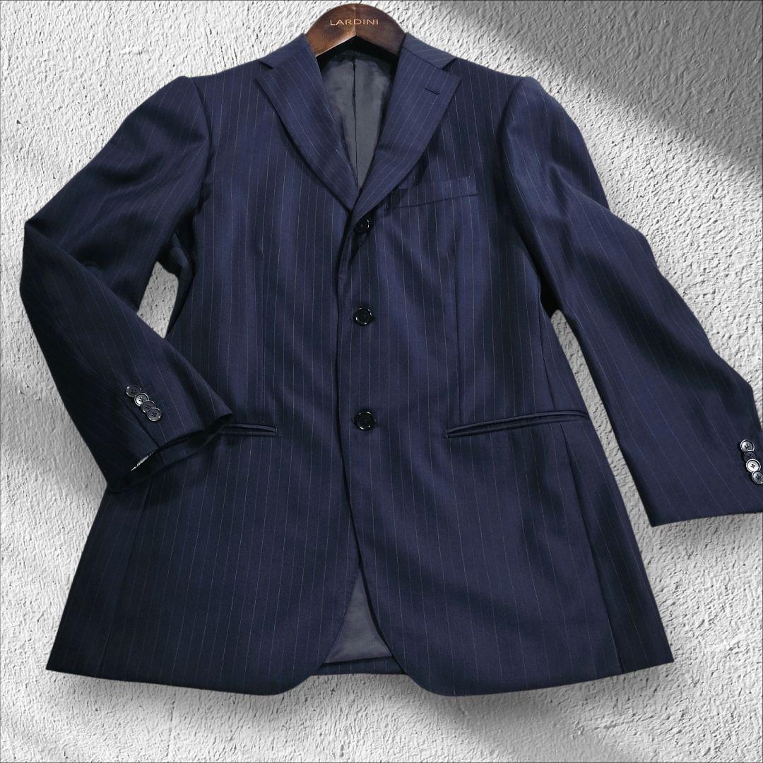 SHIPS ロロピアーナ Super120’s セットアップ スーツ ネイビー