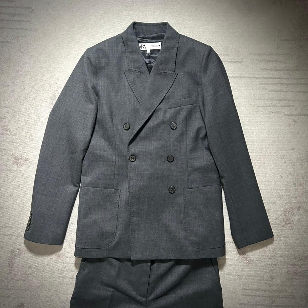 超美品 ZARA スーツセットアップ M ダブル ブレスト