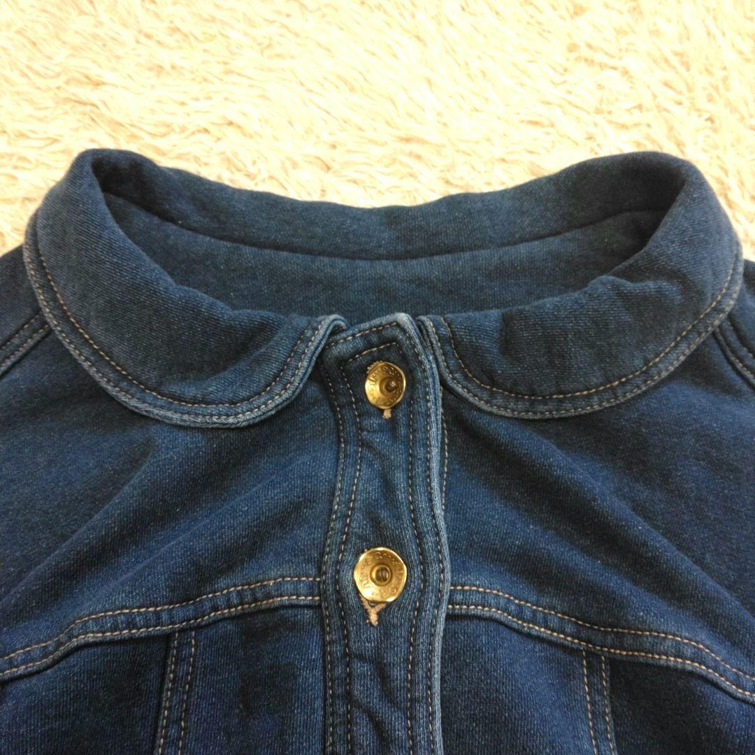 franche lippee ねこポケット 丸襟 デニムジャケット FL5
