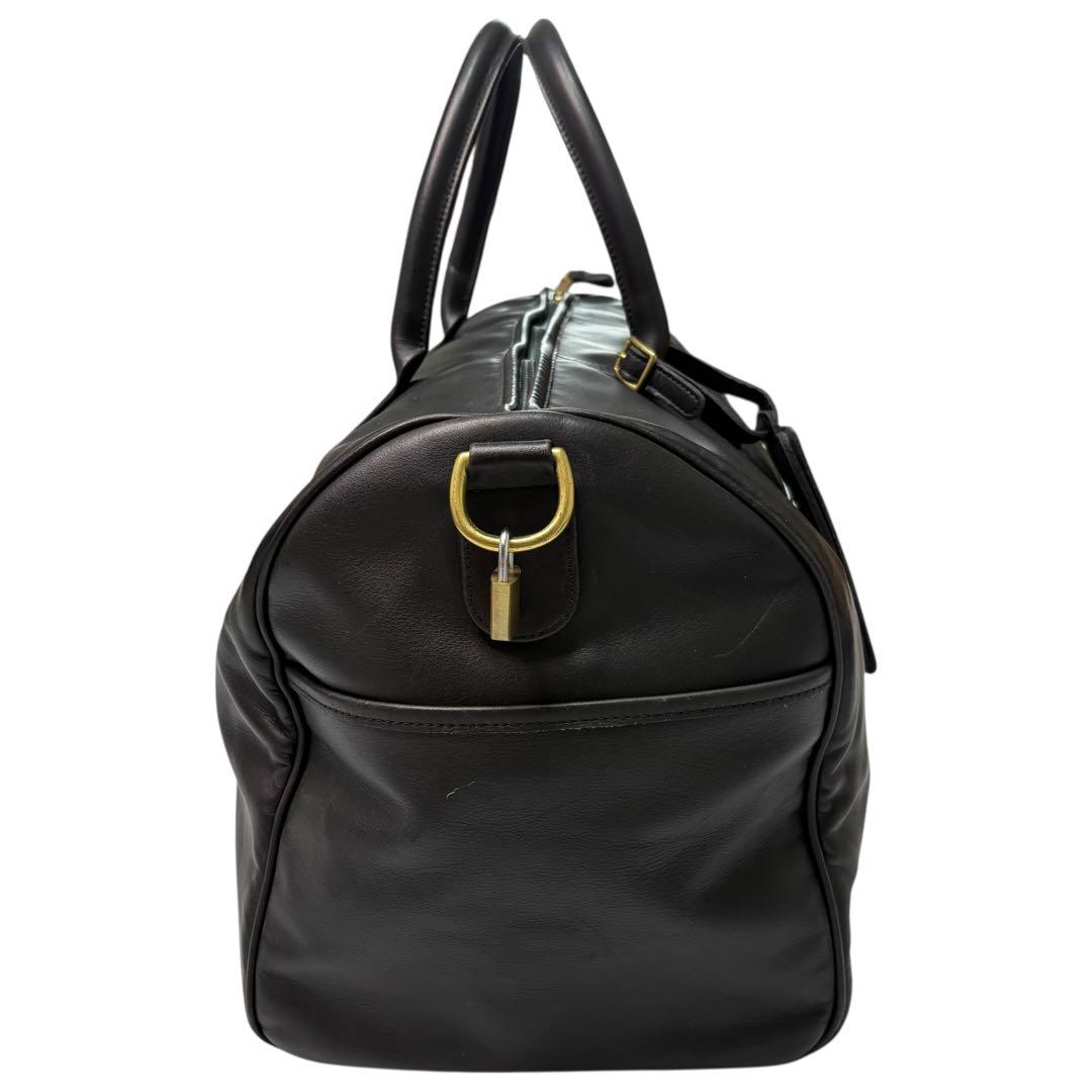 美品✨ オールドコーチ ボストンバッグ 2way レザー ブラック 鍵 南京錠