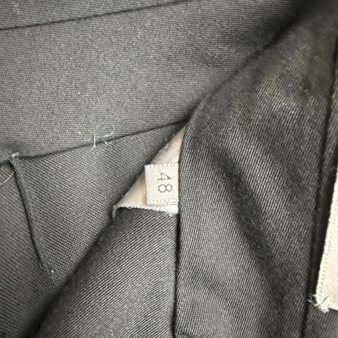 ディオールオム　光沢あり　スラックス　ブラック　サイズ48