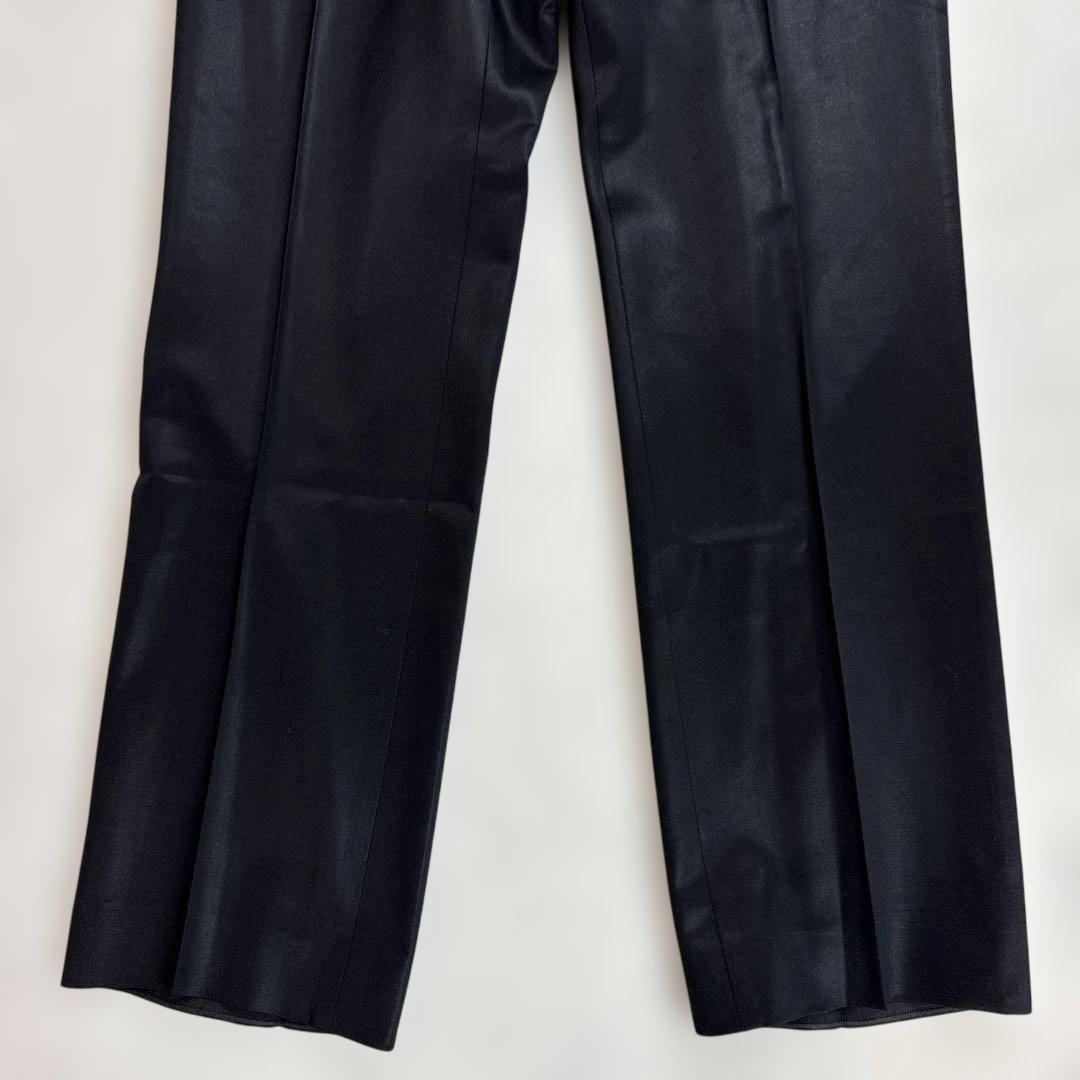 ディオールオム　光沢あり　スラックス　ブラック　サイズ48