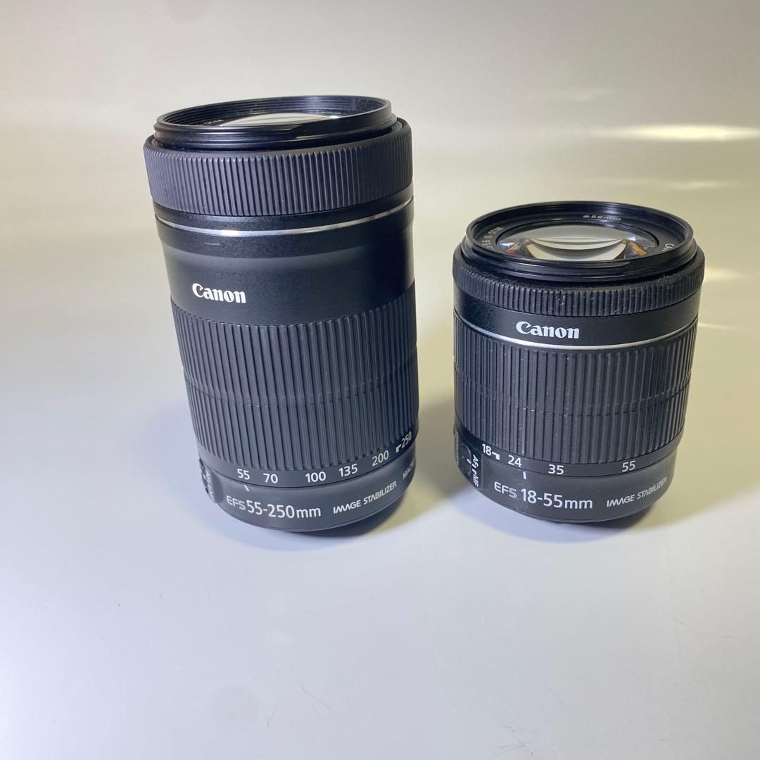 美品✨CANON EOS 70D ダブルズームレンズキット　Wi-Fi機能搭載