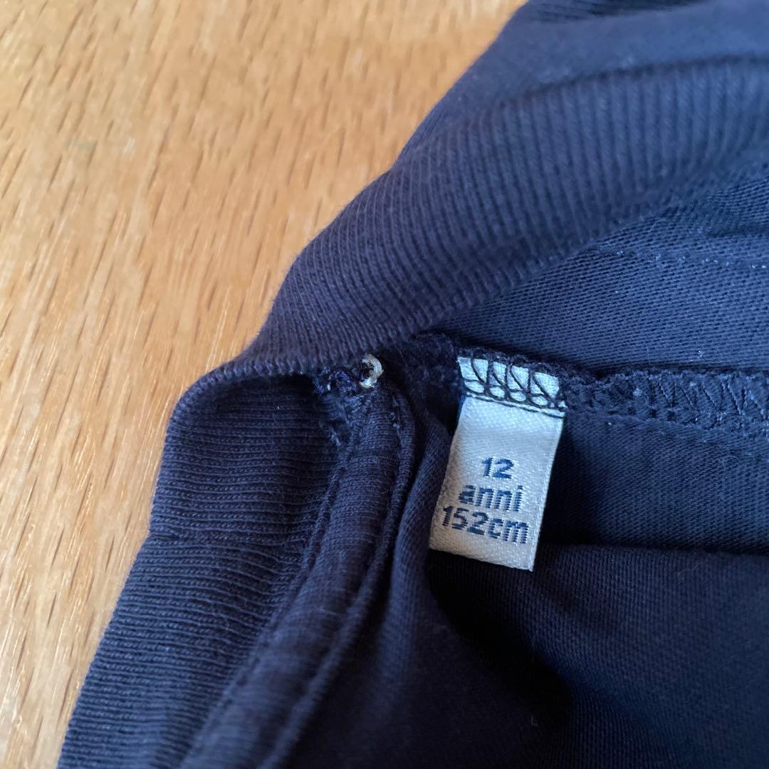 MONCLER ネイビー Tシャツ 152センチ