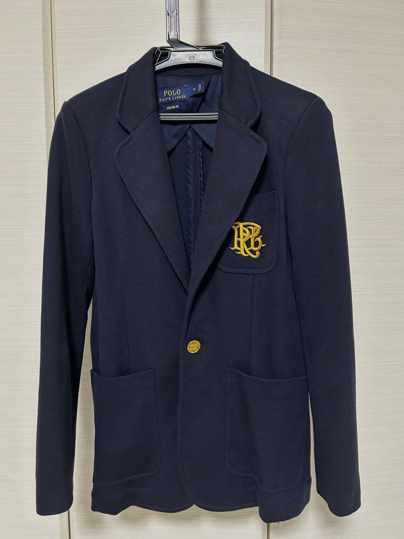 POLOラルフローレン テーラードジャケット レディース 胸ポケット ロゴ刺繍
