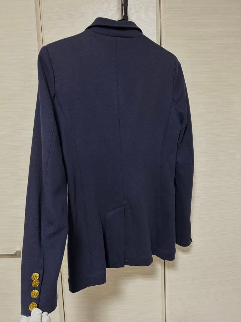 POLOラルフローレン テーラードジャケット レディース 胸ポケット ロゴ刺繍