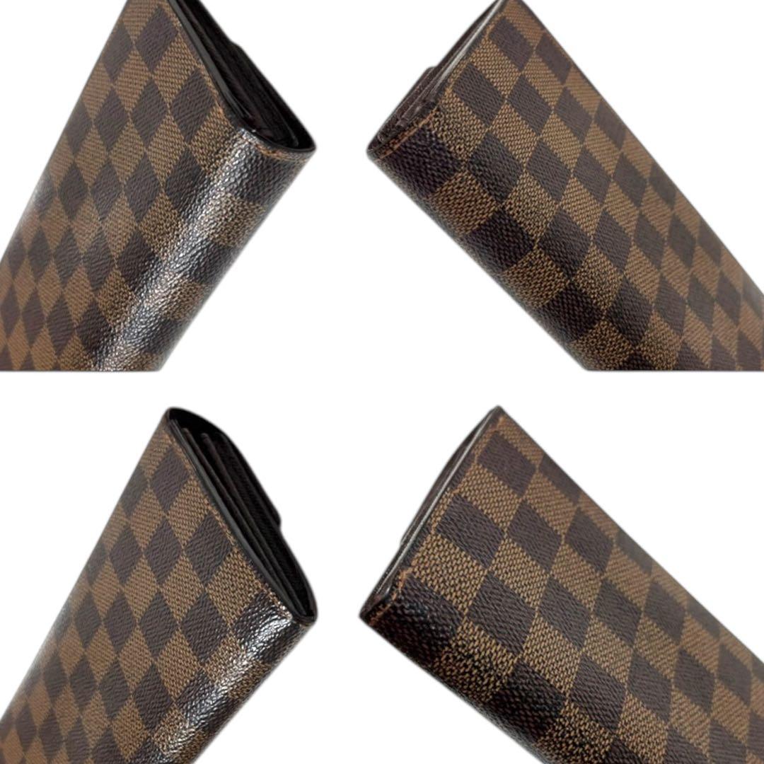 ルイヴィトン✨長財布　ポルトフォイユサラ　ダミエ　エベヌ　10枚