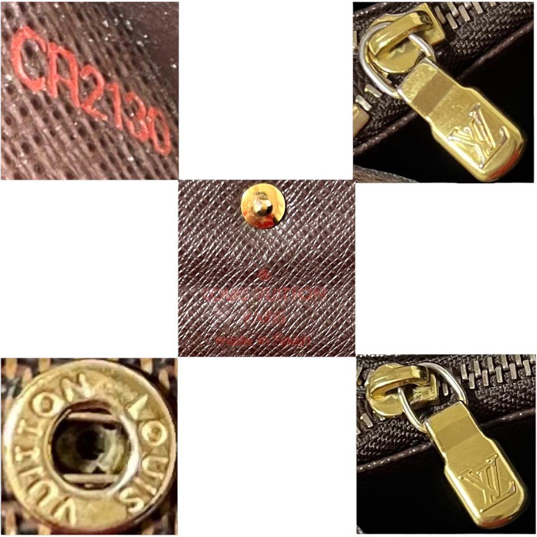 ルイヴィトン✨長財布　ポルトフォイユサラ　ダミエ　エベヌ　10枚