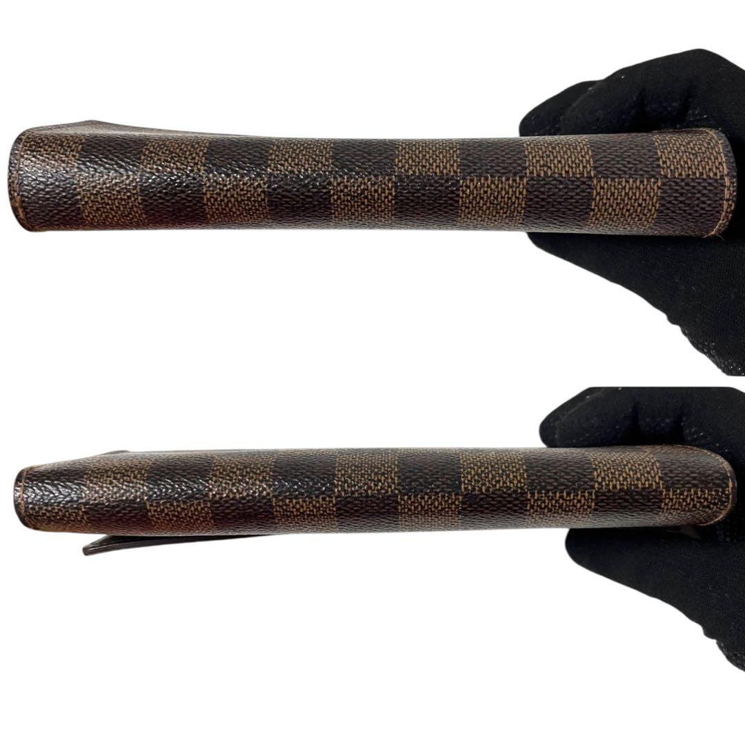 ルイヴィトン✨長財布　ポルトフォイユサラ　ダミエ　エベヌ　10枚