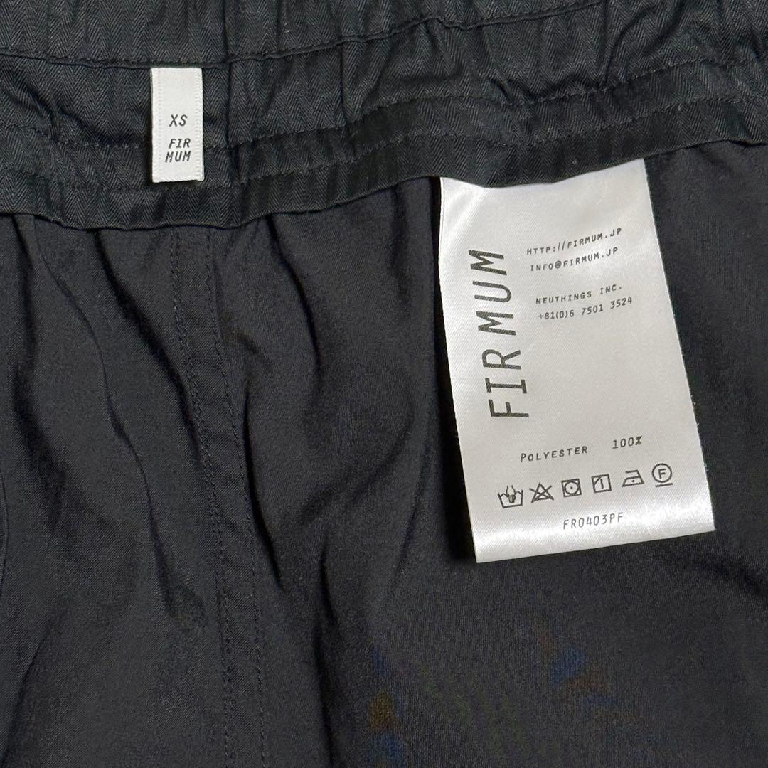 FIRMUM DR_FR0403PF ギャザーテーパードミリタリーパンツ XS