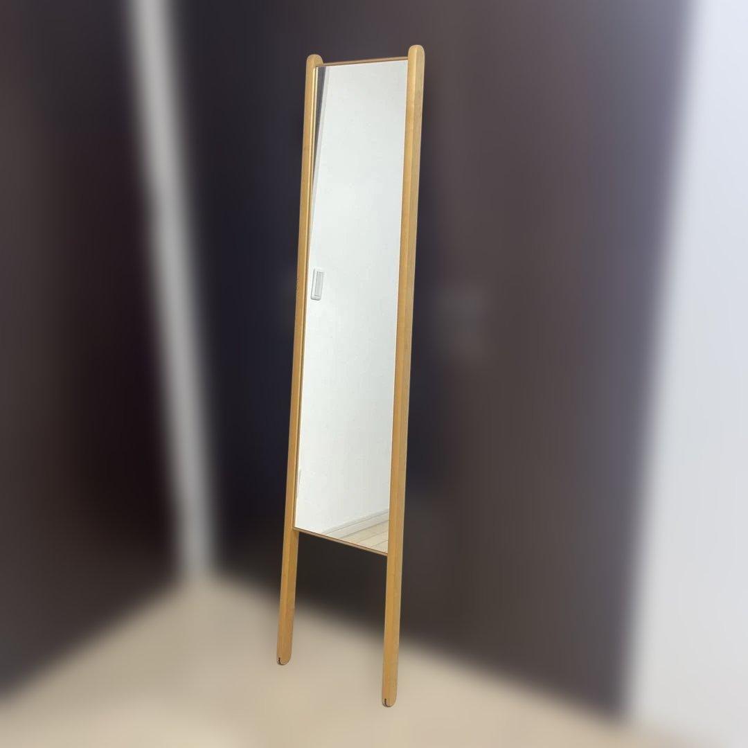 cosine コサイン ナチュラルウッド スタンドミラー 大きめ