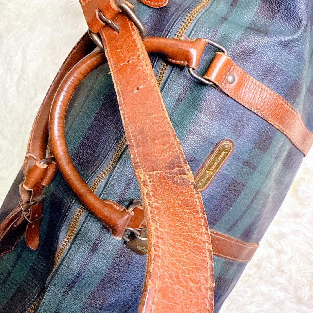 Polo Ralph Lauren ボストンバッグ チェック 2way 大容量
