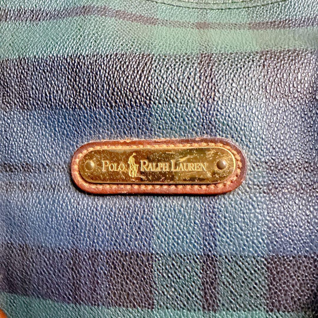 Polo Ralph Lauren ボストンバッグ チェック 2way 大容量