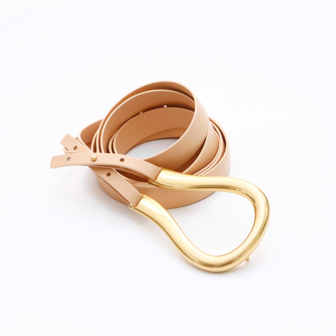 ❣️新品 ボッテガ❣️ HORSEBIT ホースビット ダブルレザーベルト S