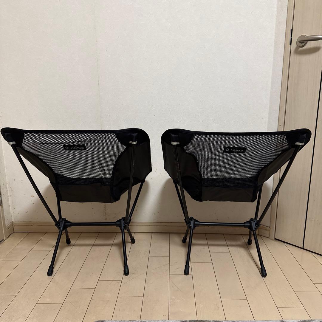 ヘリノックス　チェアワン　ブラック　２脚セット