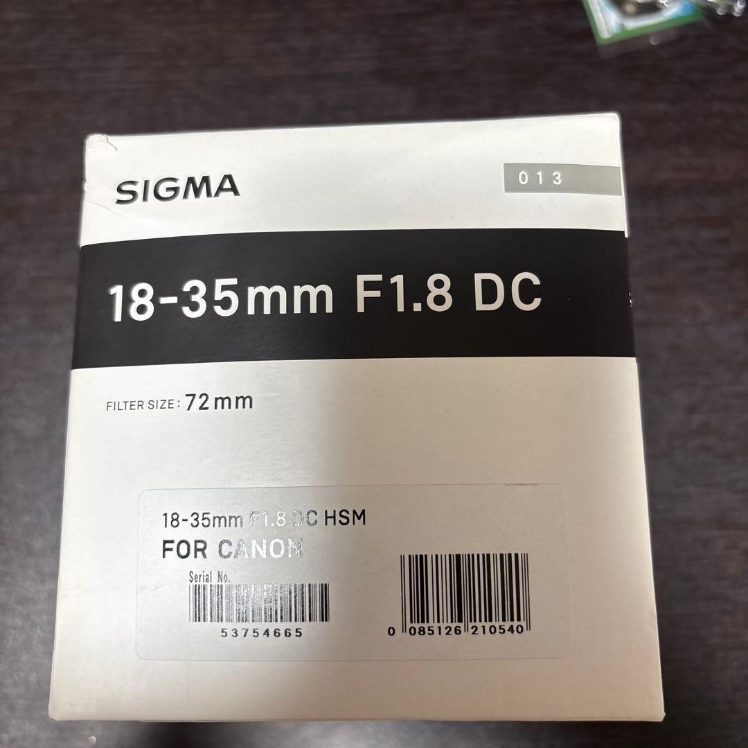 レンズ(ズーム) SIGMA 18-35mm F1.8 DC HSM Art