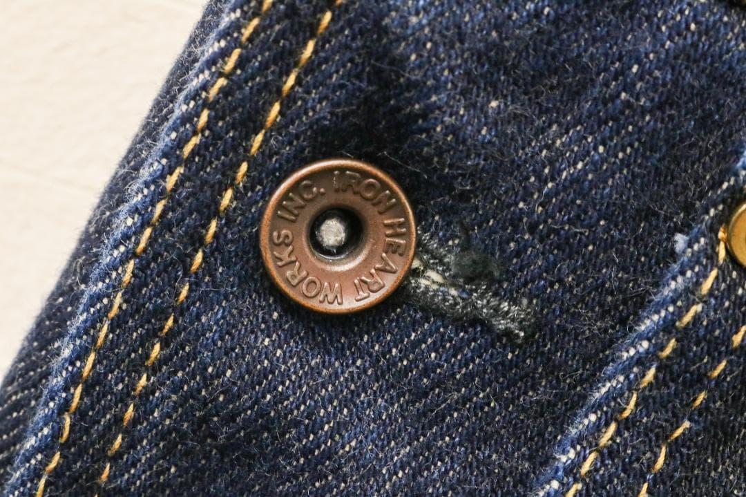 美品 IRON HEART オーバーオール デニム 805 アイアン ハート