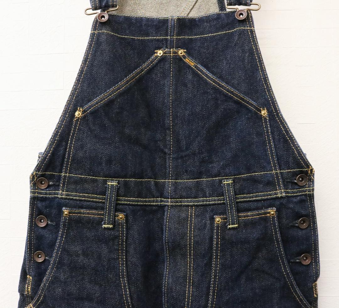美品 IRON HEART オーバーオール デニム 805 アイアン ハート