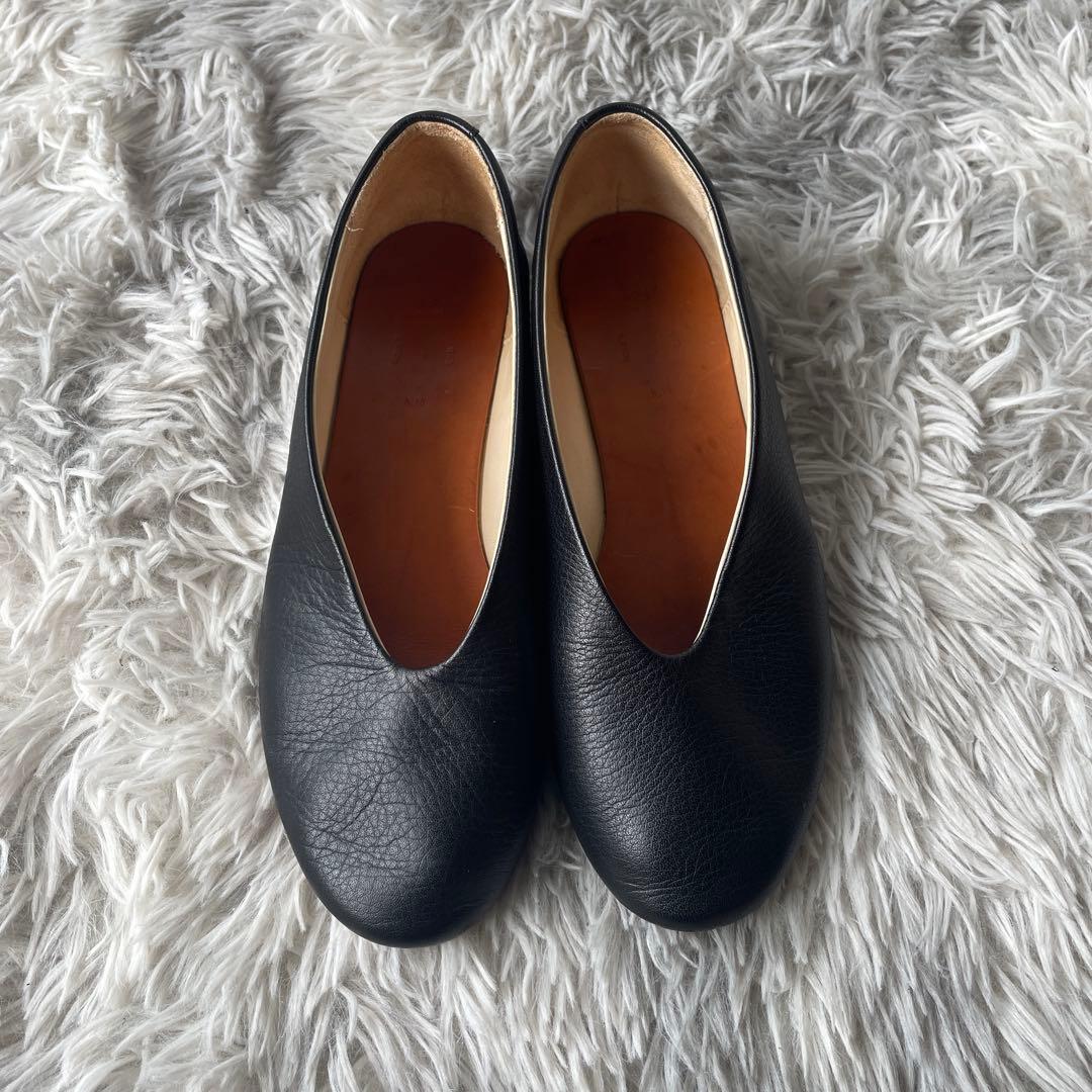 【美品】fot フォート パンプス V ballet ブラック