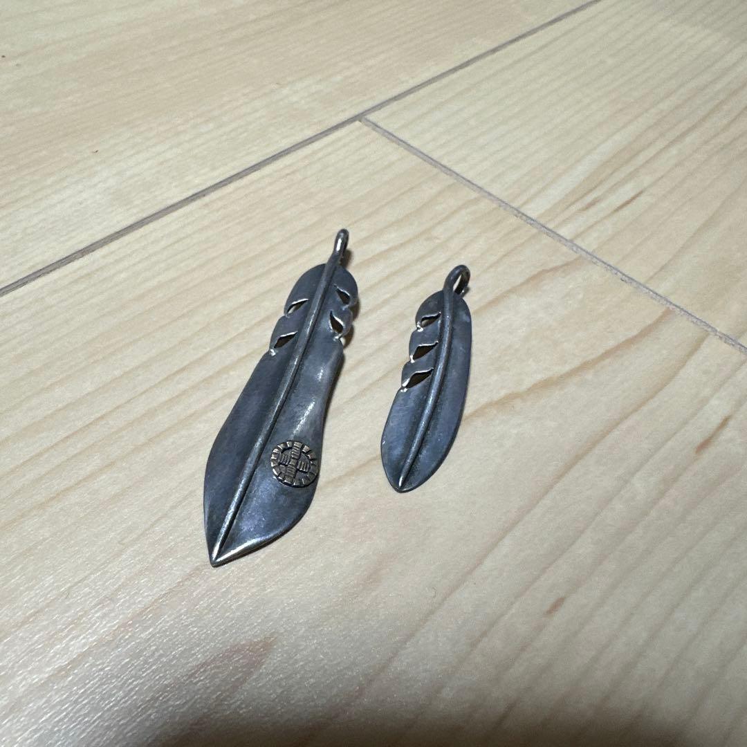 Wing Hands フェザーネックレス　K18