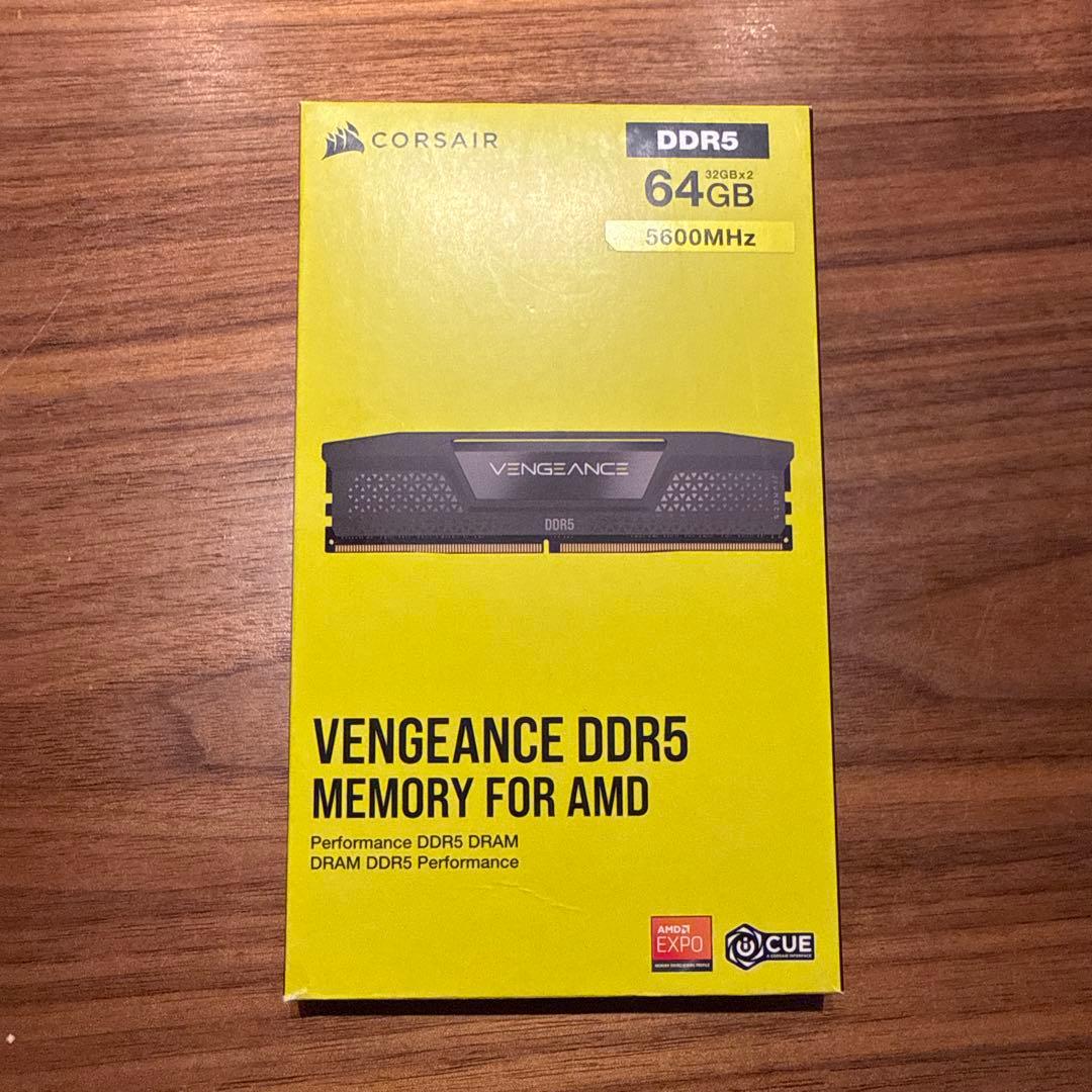 メモリー CORSAIR VENGEANCE DDR5 64GB 5600MHz