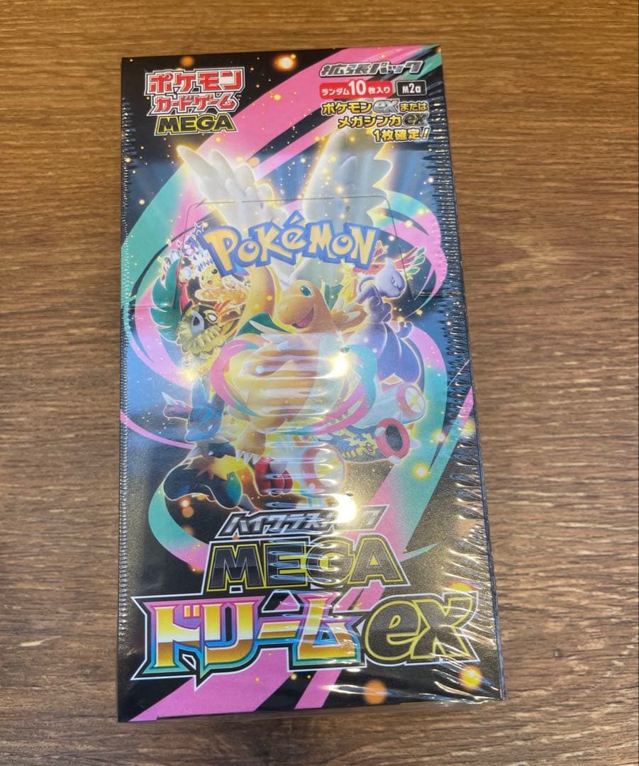 ポケモンカードゲーム MEGAドリームex 1box シュリンク付き 新品未開封