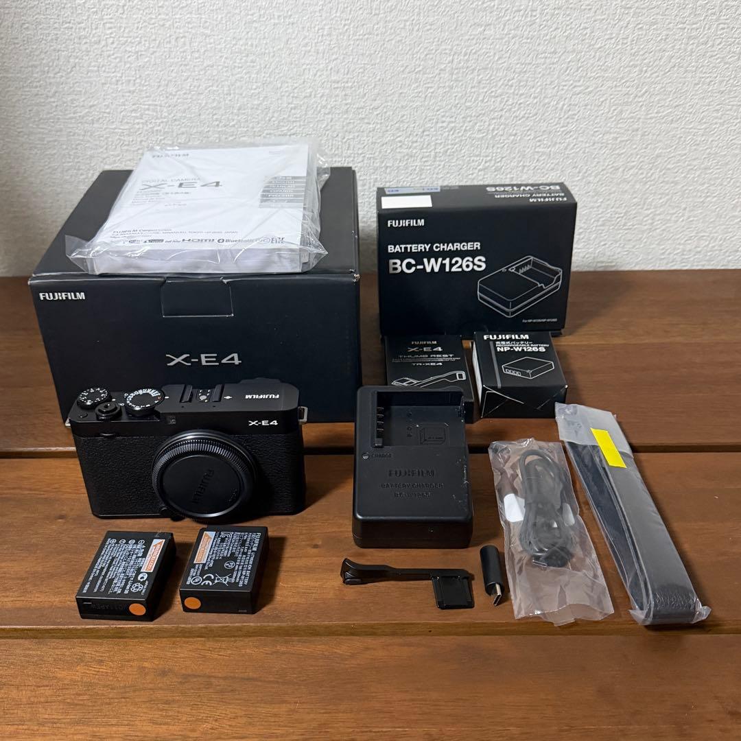 FUJIFILM X-E4 ブラック +付属品