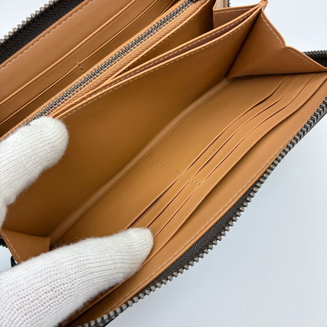 COACH コーチ アコーディオンジップ ウォレット フローラル 花柄 ラメ