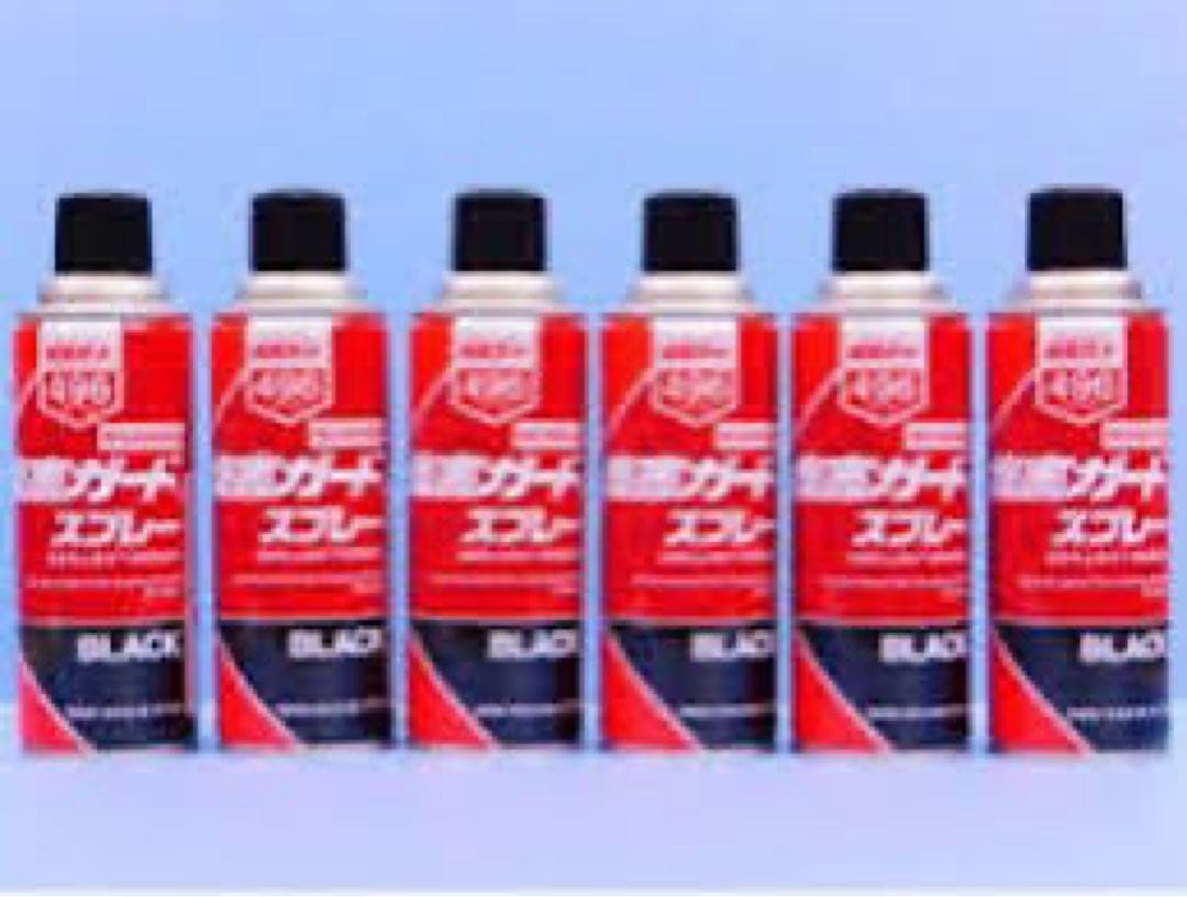 NX496 塩害ガードスプレー ブラック 6本