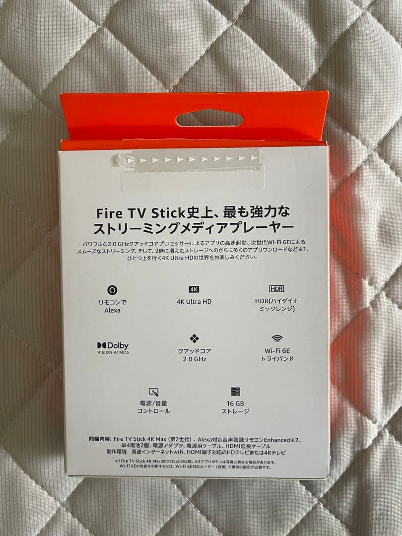 Fire TV Stick 4K Max 新品・未使用