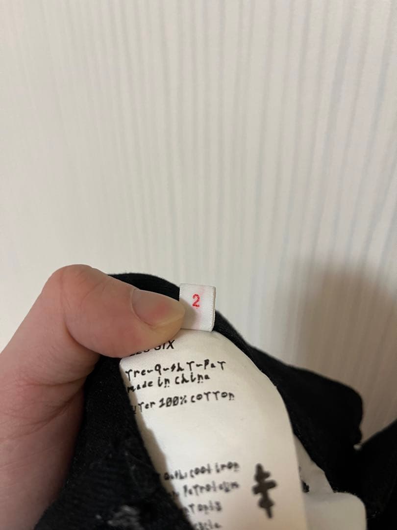 最終値下げ‼️LES SIX 25AW ブラックデニム八部丈ショーツ