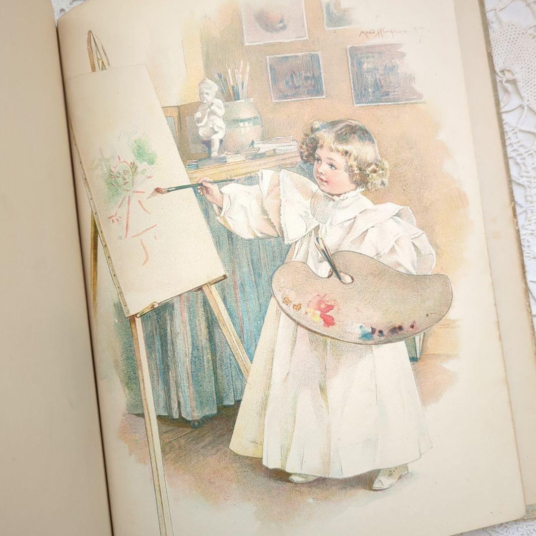 超稀少1897モードハンフリー絵本 初版本 洋書 アンティーク ヴィクトリアン