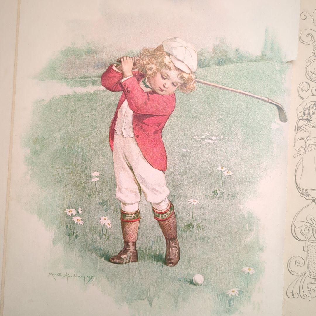 超稀少1897モードハンフリー絵本 初版本 洋書 アンティーク ヴィクトリアン