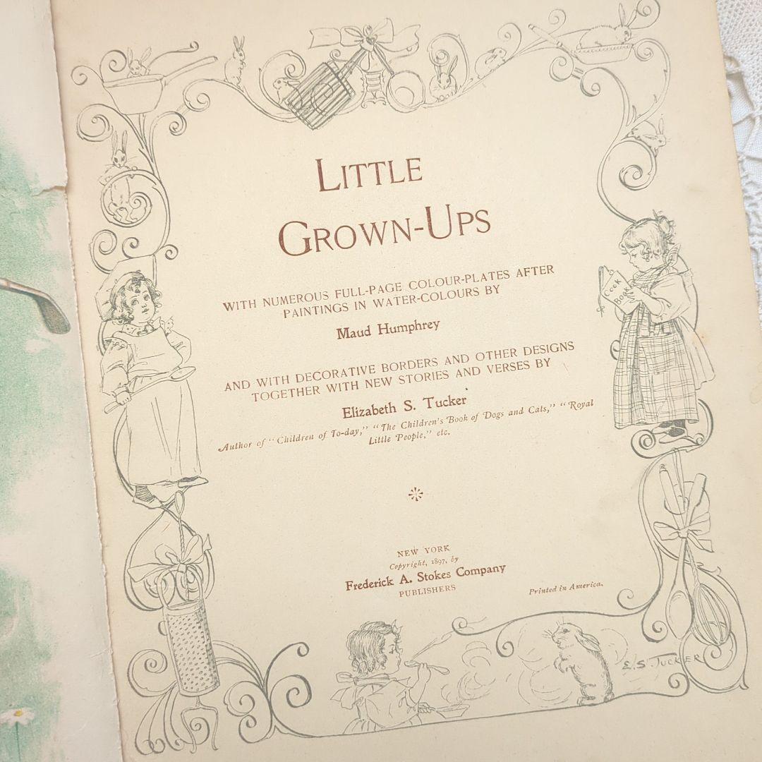 超稀少1897モードハンフリー絵本 初版本 洋書 アンティーク ヴィクトリアン