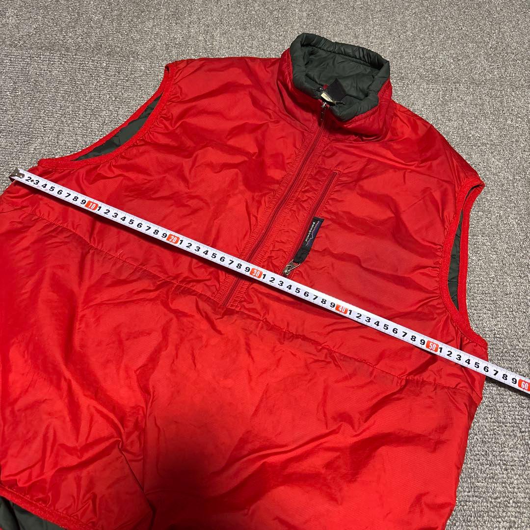 パタゴニア 赤 ベスト Mサイズ メンズ パフボールベスト レッド