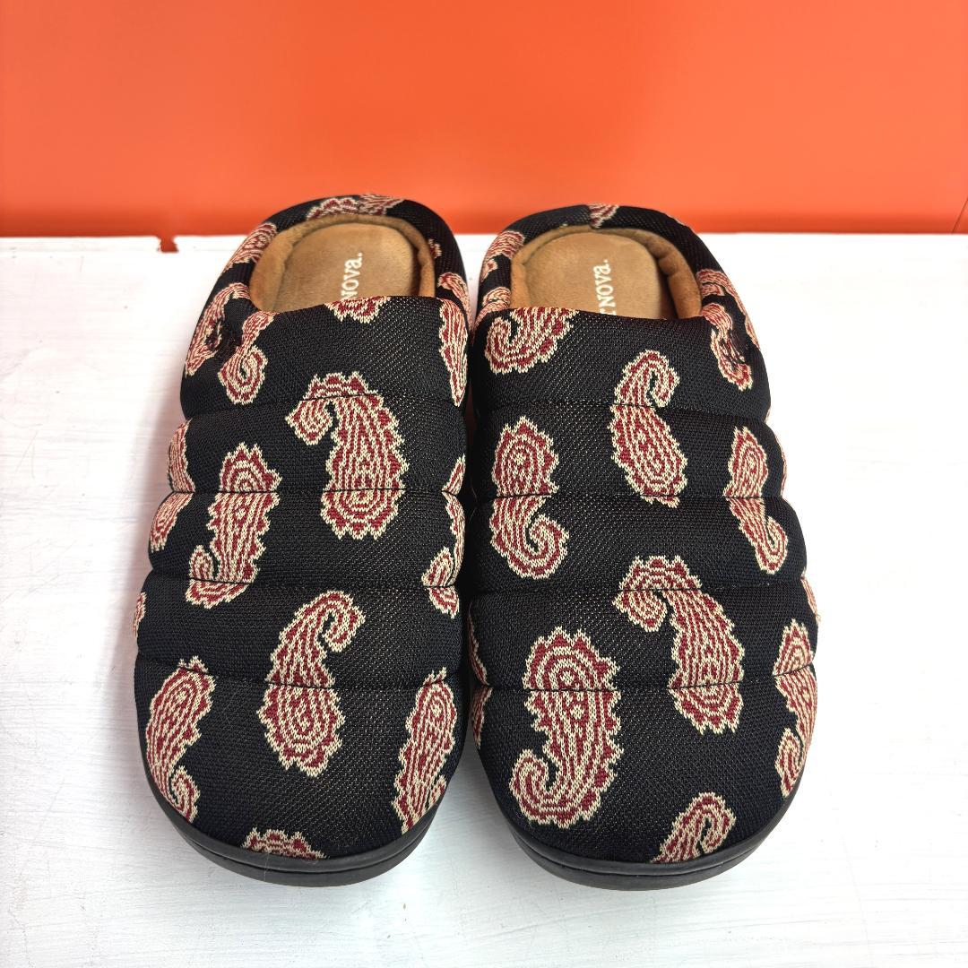 superNova. スーパーノヴァ × SUBU ペイズリージャガードサンダル