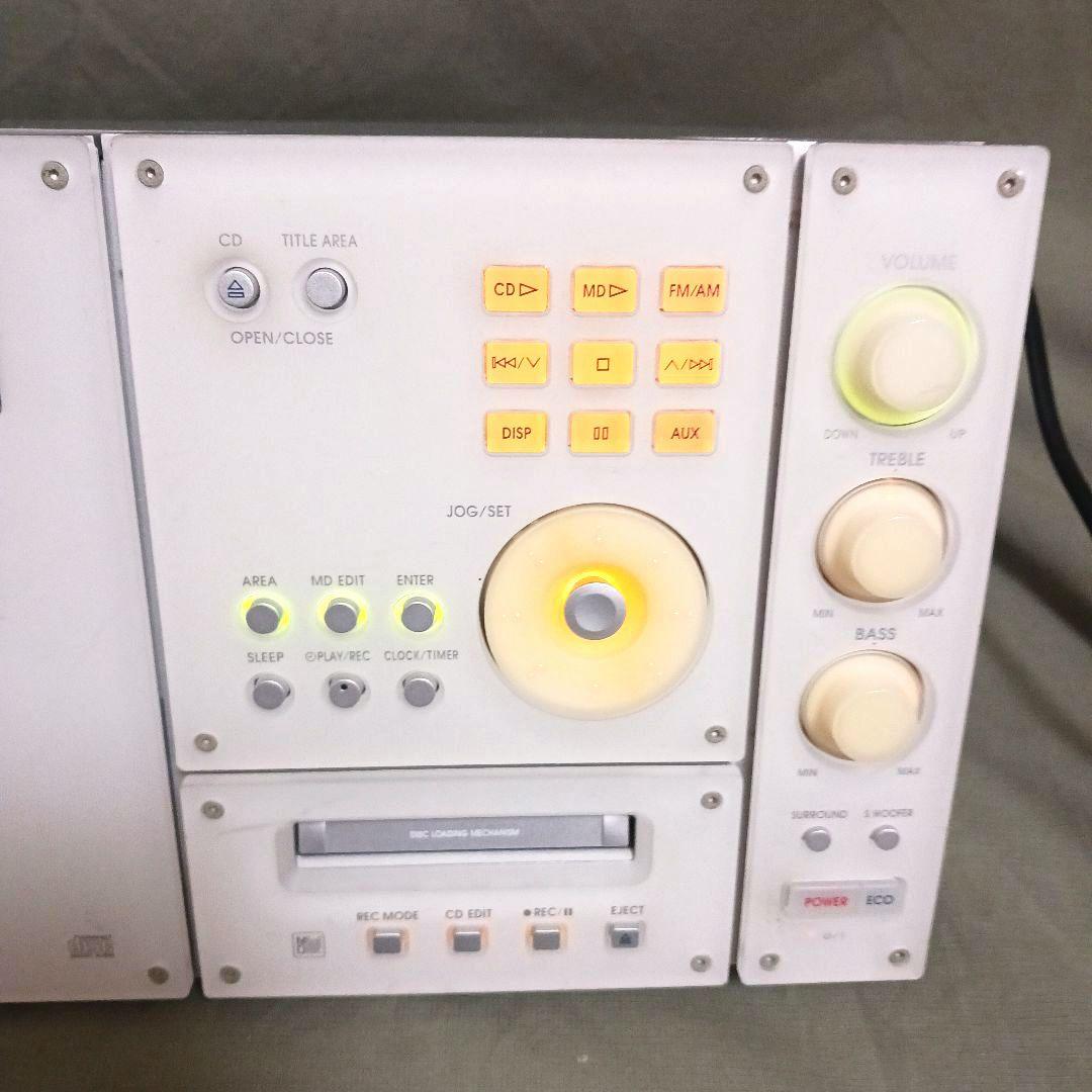 Panasonic MDミニコンポ SA-PM50MD 本体、 リモコン付き