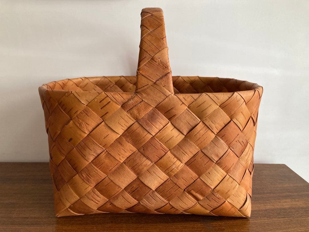 る*い様 Galina ガリーナ さんの白樺かご（特大サイズ）② フィンランド