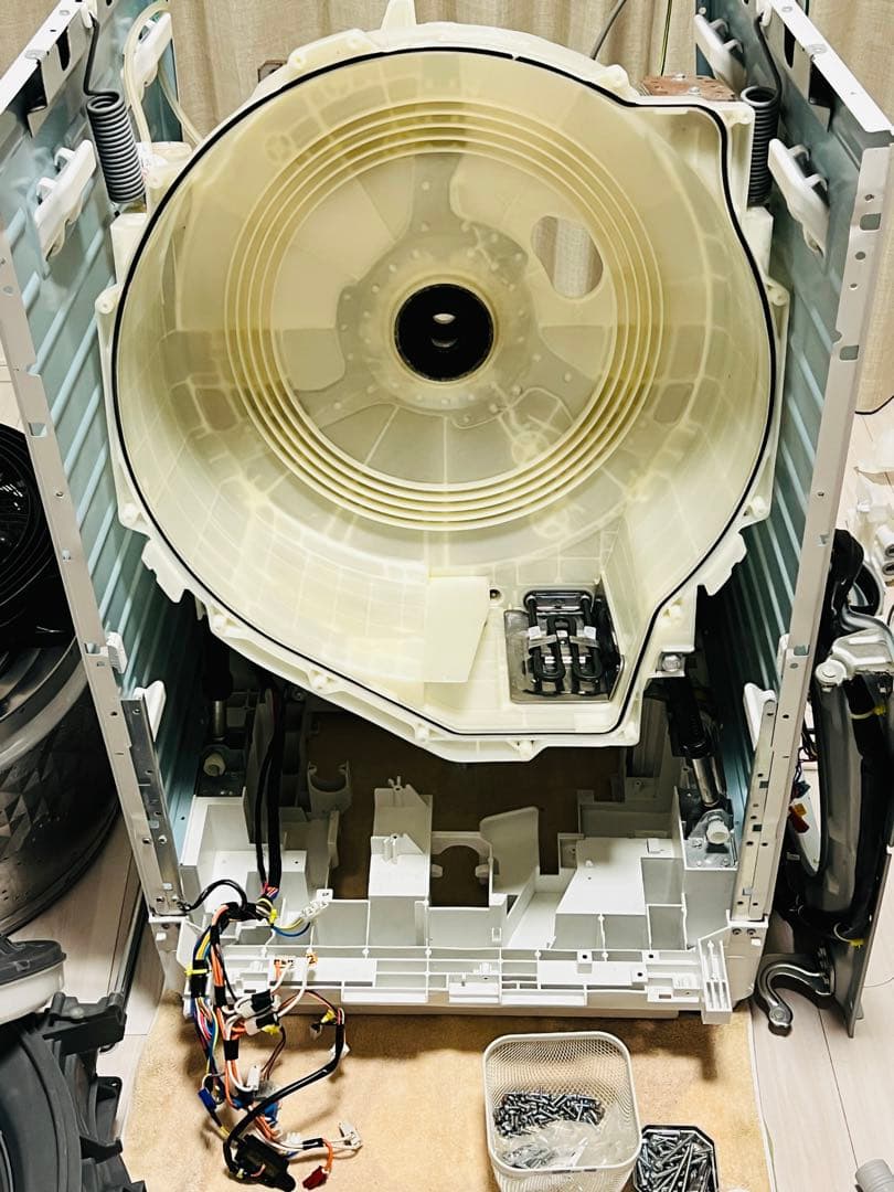 【分解洗浄済・Vベルト新品】Panasonicドラム式洗濯機NA-VG710L左