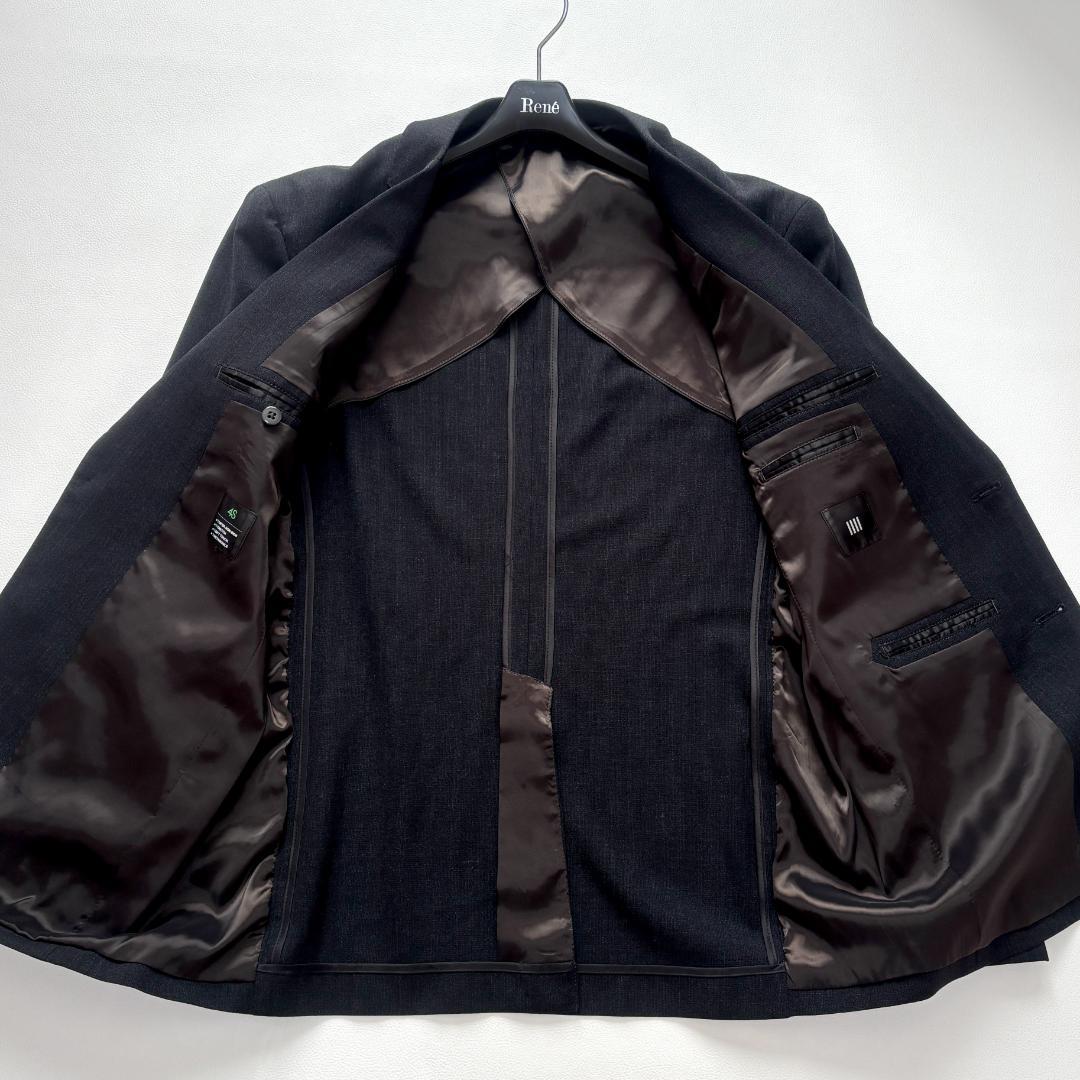 【洗える】スーツセレクト ビジネススーツ 3ピース 4S ベスト 無地 AB6