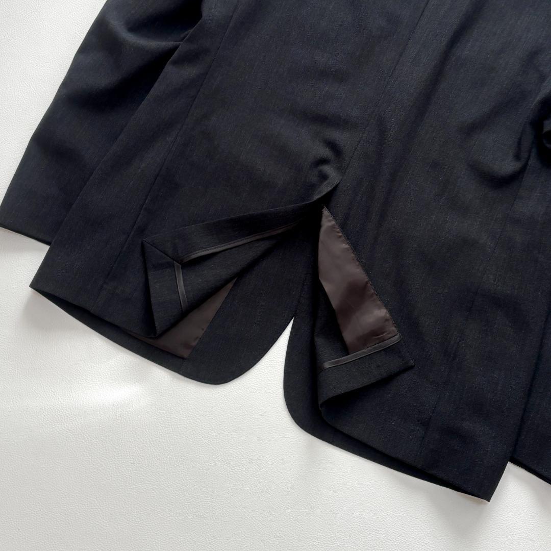 【洗える】スーツセレクト ビジネススーツ 3ピース 4S ベスト 無地 AB6